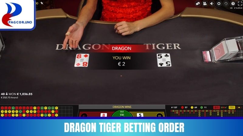 Dragon Tiger Betting Order