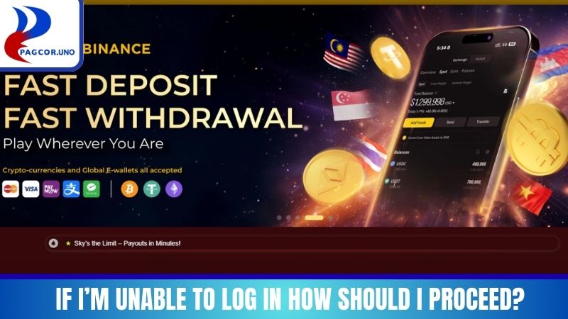 If I’m unable to log into my account, how should I proceed?