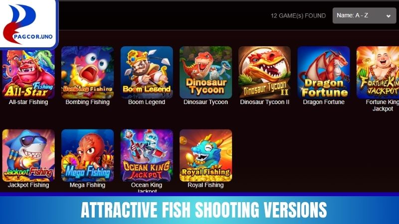 Attractive fish shooting versions cannot be found at the house