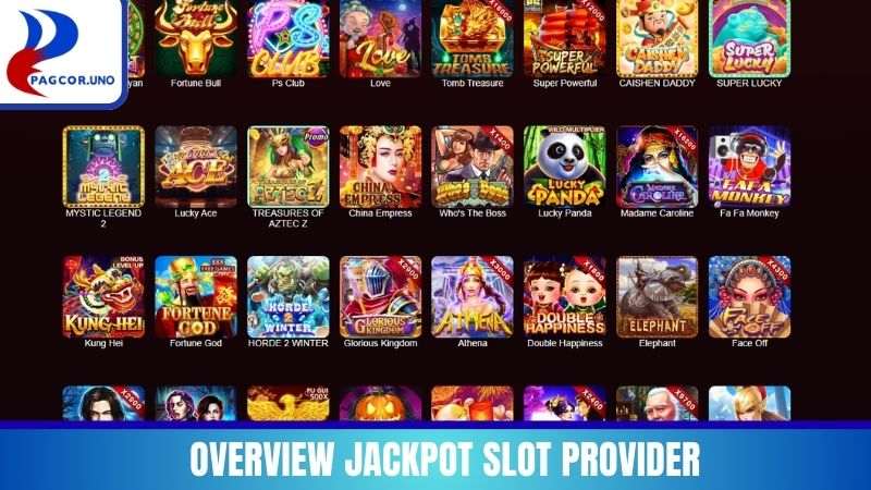 A brief overview of the Jackpot Slot Provider game lobby