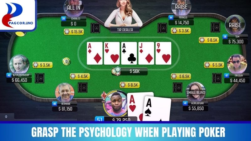 Read your opponent to grasp the psychology when playing Poker