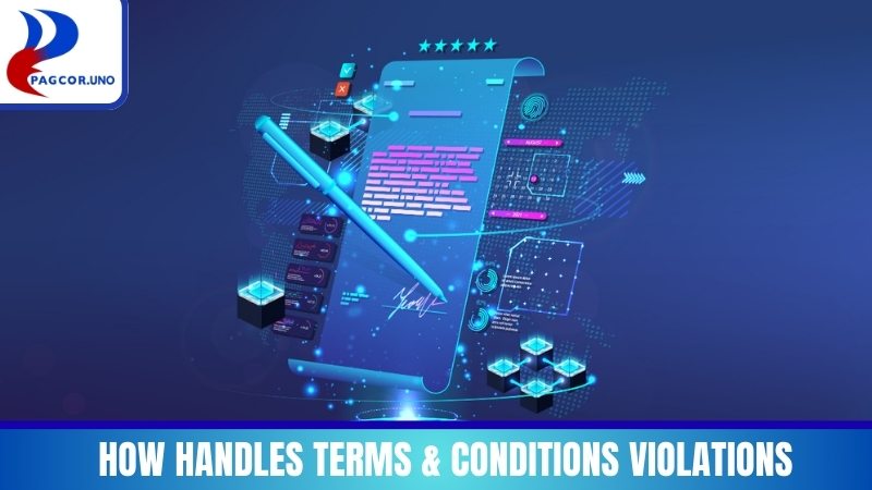 How the platform handles Terms & Conditions violations